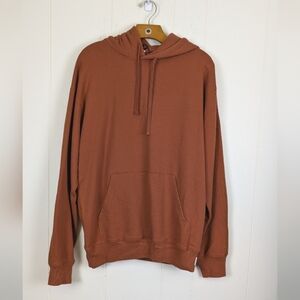 Reigning Champ Burnt Orange  Hoodie with Drawstring and Relaxed Fit